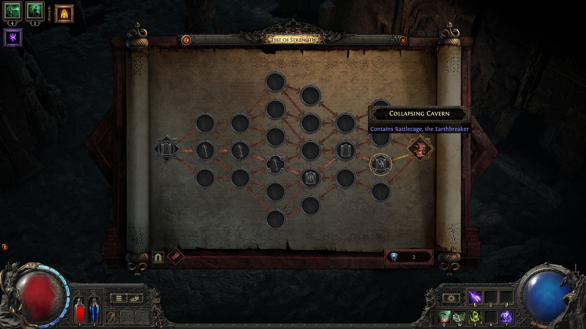 Better boons in Trial of the Sekhemas (Image via Grinding Gear Games)